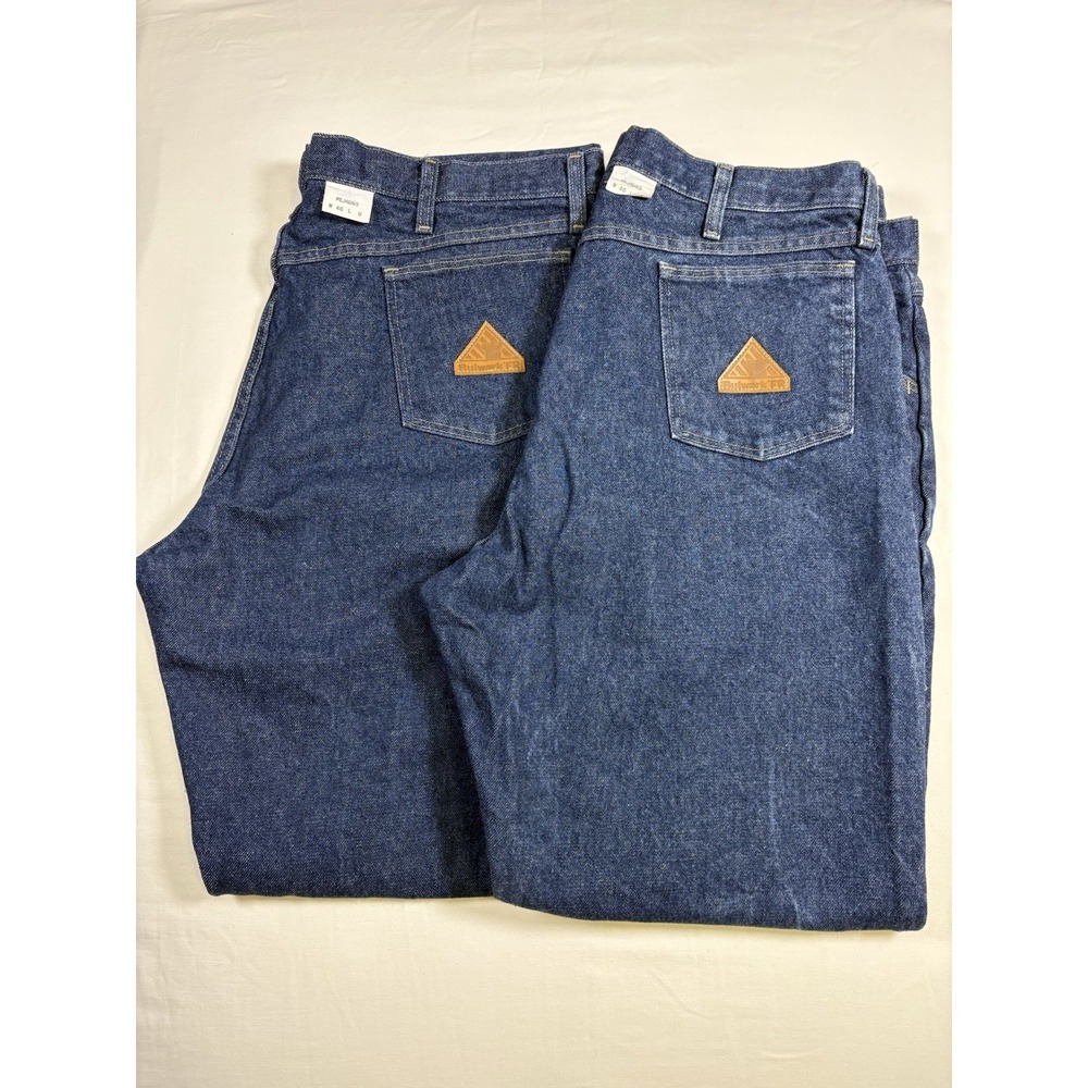 Lot of 2 Bulwark FR Jeans 40x32 NWOT Flame Resistant Denim Work Pants CAT 2